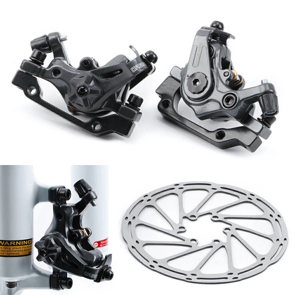 RACEWORK Disc Brake Calipers MTB Bike Speed Clip Dual Disc Brake Set W Rotor UK
