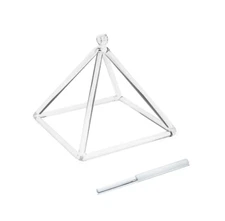 7'' Quartz Crystal Singing Pyramid - Perfect Healing Musical Instrument
