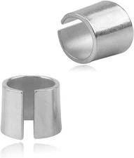 2 PCS Battery Post Shim Lead, Pure Lead Terminal Adapter for 2 