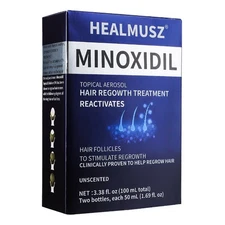 2 Pack Minoxidil 5% Extra Strength Men Hair Regrowth Treatment 2 Month Supply