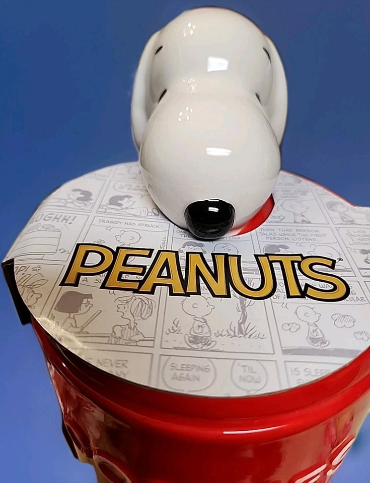 Tarro de galletas Peanuts Snoopy 3D Hello de 8,2 pulgadas Foto 4 de 4