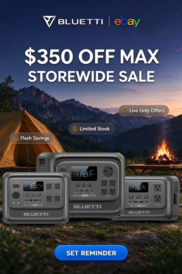 BLUETTI LIVE: Exclusive Deals For Power Stations+Surprising Auctions-10/26
