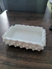 Vintage Milk Glass Ashtray