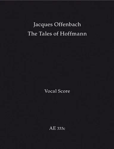 Offenbach, Jacques: The Tales of Hoffmann French/English Voice/Piano Vocal Score