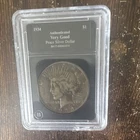 1934 Peace Silver Dollar Authenticated Very Good Circulated BA17-00040-014