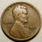 1911 D Lincoln Wheat Cent Penny F-VF  "Actual Coin Pictured"