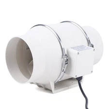 6 Inch Duct Fan High Efficiency Inline Fan Mixed Flow Ventilation System Exhaust