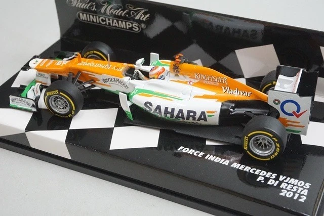 1:43 MINICHAMPS 410120011 Force India Mercedes VJM05 2012 model car - Image 2 of 4