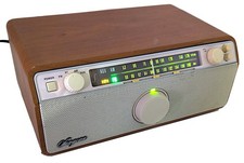 Sangean WR-12 AM/FM Stereo 2.1 Channel Radio w/ Subwoofer Analog Walnut - Tested