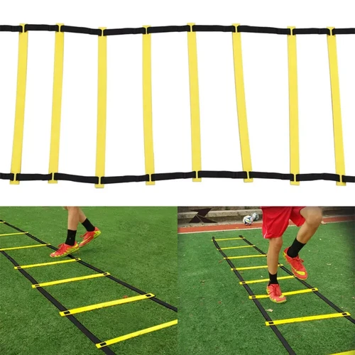 8 peldaños agilidad velocidad entrenamiento escalera trabajo de pies fitness fútbol entrenamiento ejercicio - Imagen 3 de 6