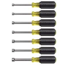 Klein Tools 65160 Metric Nut Driver Set, 3-Inch Shafts, 7-Piece