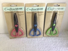 Crafter's Square Sawtooth Shape Scissors Lot