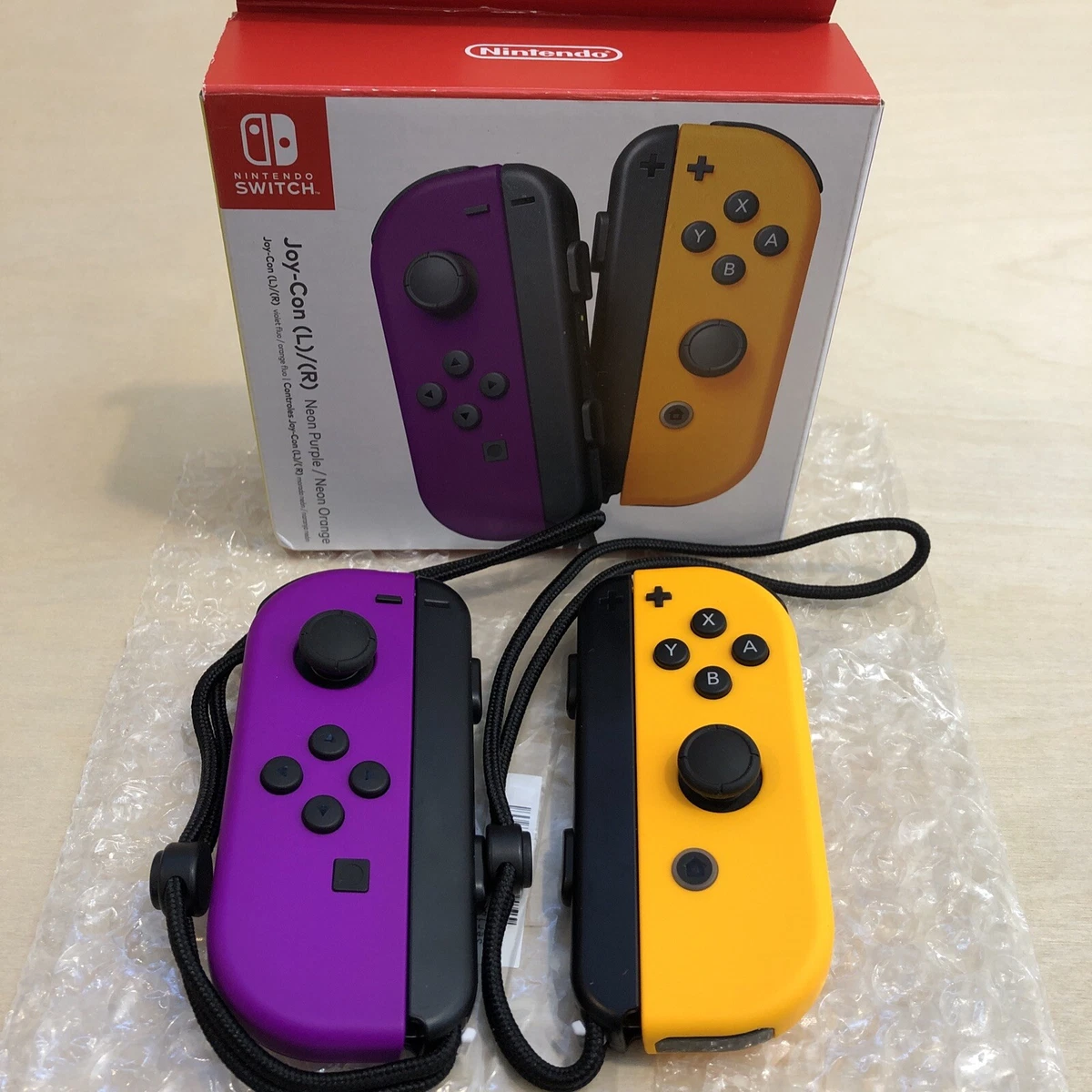 Nintendo switch purple and orange joycons sales