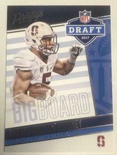 2017 Prestige Draft Big Board #18 Christian McCaffrey Rookie Carolina Panthers