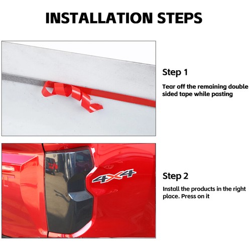 Cubierta protectora de panel de luz trasera negra ahumada 2 piezas decoración para Chevy Colorado 2023+ - Imagen 14 de 15