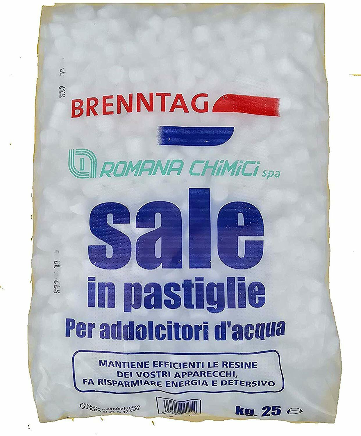 Sale Brenntag 25 Kg in Pastiglie: l'Alleato di Addolcitori e Piscine