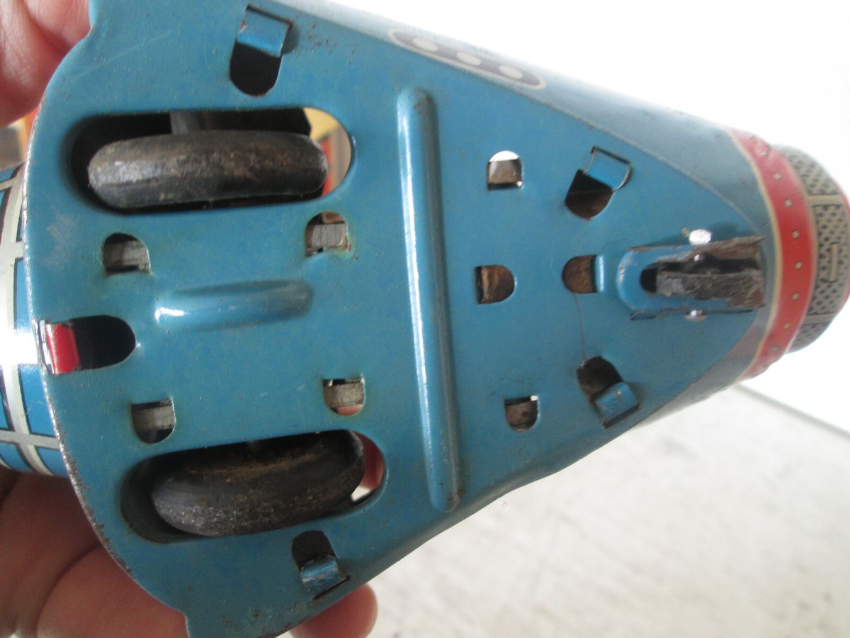 Vintage Tin Friendship-7 Space Capsule, Friction Toy, 6 1/2