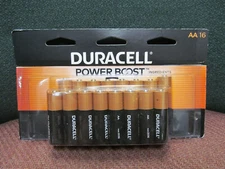 NEW FACTORY SEALED 16 PACK DURACELL POWER BOOST AA BATTERIES 2036 1.5V FREESHIP