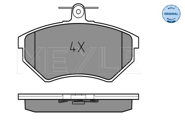 Meyle 025 201 6816 Brake Pad Set, Disc Brake For Seat VW-image