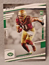 2022 Panini Prestige Jermaine Johnson II Rookie Card #351 Jets. rookie card picture