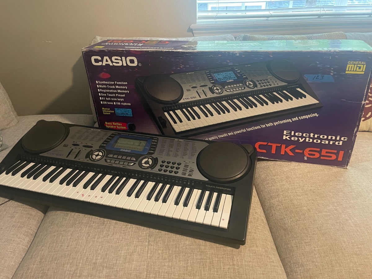 CASIO カシオ　電子ピアノ　電子キーボード　CTK-651 CASIO カシオ 電子ピアノ 電子キーボード CTK-651⭐️美品♪大