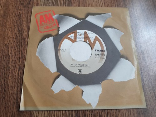 PETER FRAMPTON - DO YOU FEEL LIKE WE DO 7" 1976 JAPAN A&M NEAR MINT - Picture 3 of 6