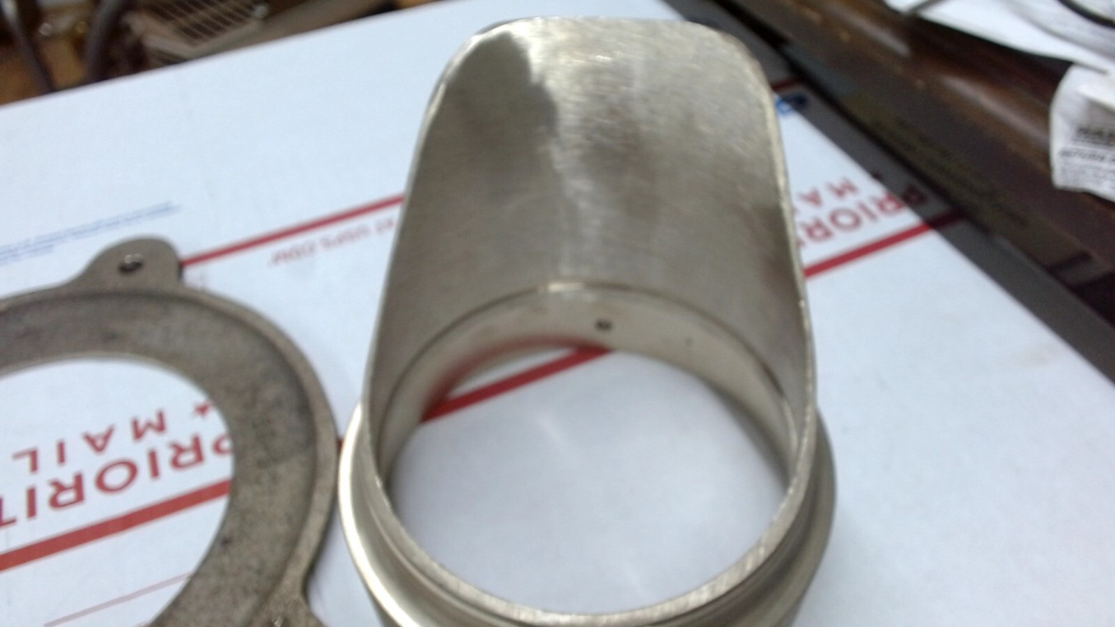 Zurn Brass Downspout escutcheon and nozzle 4 1/2" id eBay