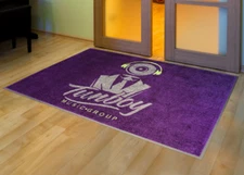 Custom Logo Door and Entrance Mat, 36" x 60"  Nylon carpet with Rubber backing