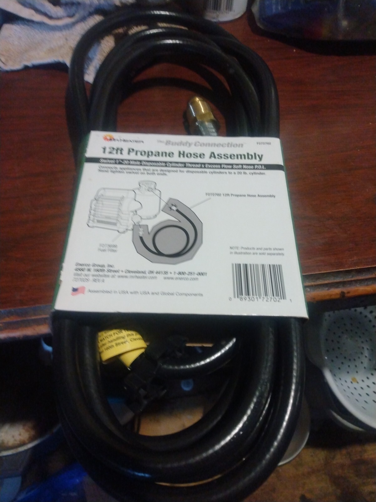 mr heater 12 ft propane hose assembly