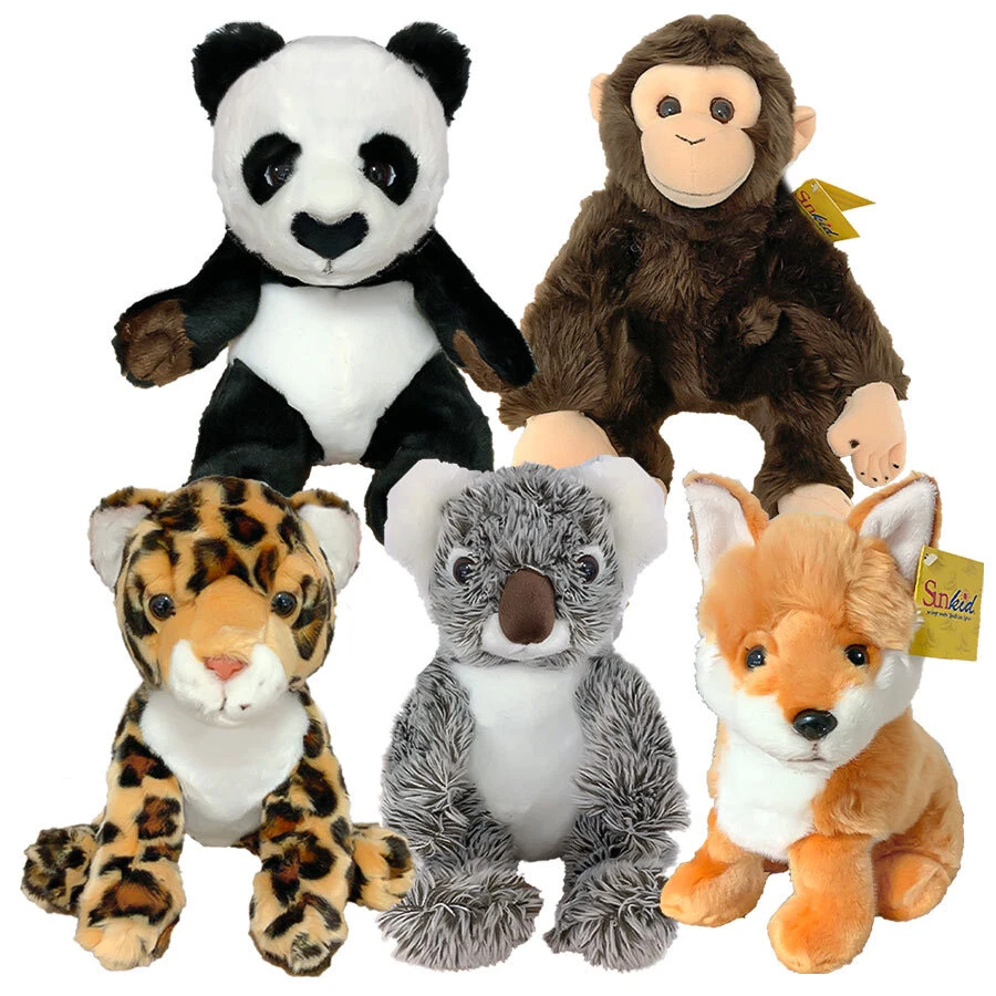 SUNKID Plüschtier Kuscheltier Plüsch Tier Stofftiere Teddybär Panda Fuchs Affe Koala