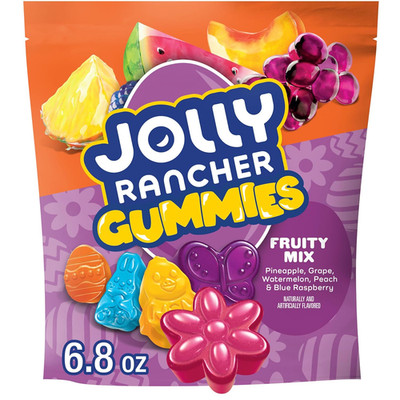 Gummies Fruity Mix Flavored, Easter Candy Bag, 6.8 Oz