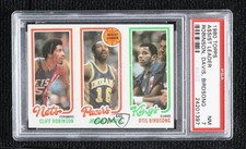 1980-81 Topps Johnny Davis Otis Birdsong Cliff Robinson #125-114-161 PSA 7 0y8e