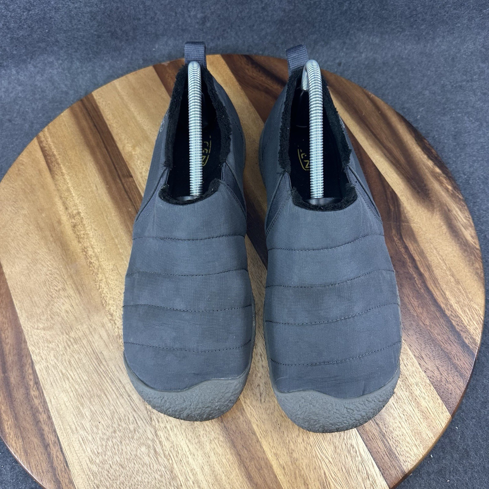 Mocassini Keen Howser II grigi slip on pelliccia sintetica uomo taglia 9 1019617