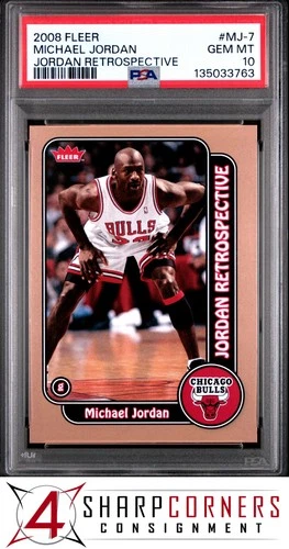 Jordan 2008 Fleer Jordan #MJ-7