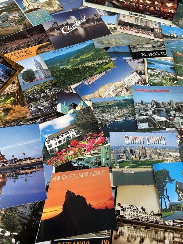 Lot of 40 City Postcards Mostly New and Unposted.