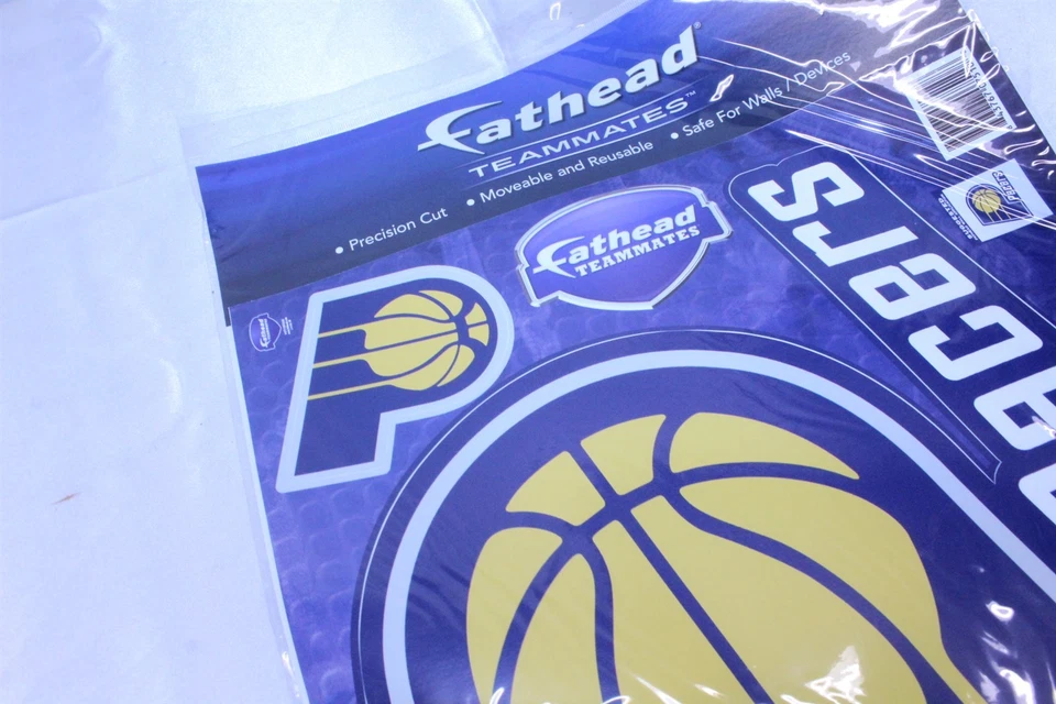Indiana Pacers Peel n Stick Decal NBA 10" x 12" Re-usable - Image 3 of 4