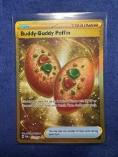 Buddy-Buddy Poffin Gold Trainer 223/167 Twilight Masquerade Holo Pokémon Card