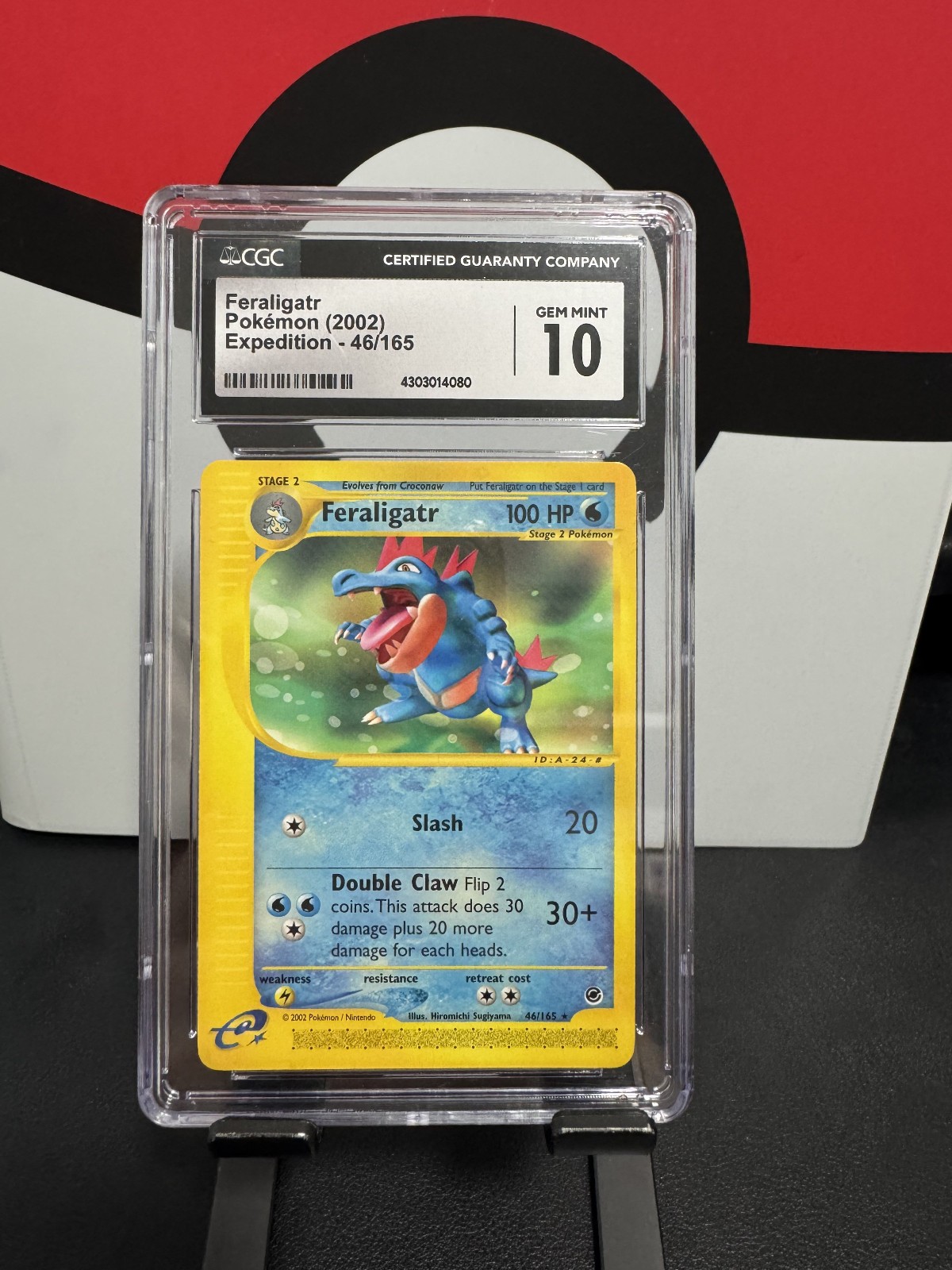 2002 Pokemon Expedition Feraligatr 46/165 CGC 10