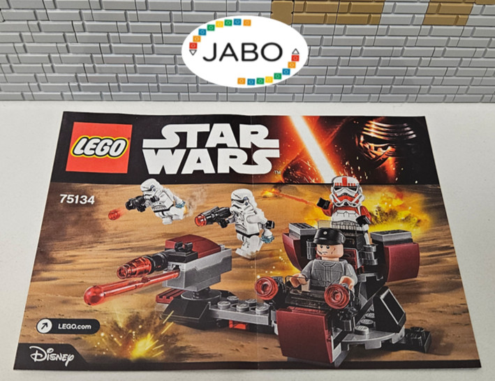 (OK O9/12) Lego Star Wars Building Instructions 75134 Galactic Empire Battle Pack