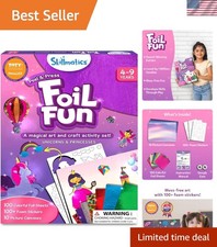 Unicorn Princess Foil Art Set - Creative Activity for Ages 4-9