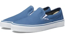 New in Box Vans Classic Slip-On Canvas Sneakers Navy VN000EYENVY, Fast Shipping