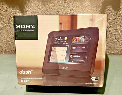Sony Dash Personal Internet Viewer HID-C10, 7in - Black Bra sealed box 
