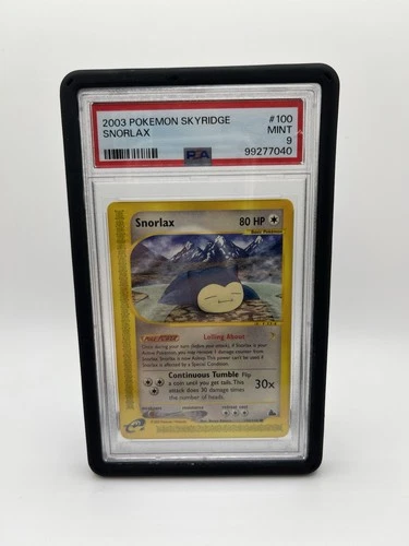 2003 Pokemon Skyridge Snorlax Non Holo PSA 9 Mint Rare Card