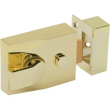 Serratura notturna doppia chiusura sterling ottone standard 60 mm cerchio cilindro serratura porta