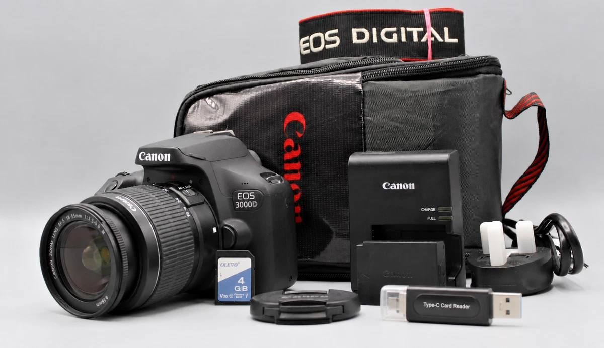 #3374 値下げ EOS 3000D Canon 詳細説明をご覧ください Preços baixos em Câmeras digitais Canon EOS 3000D | eBay