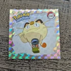 Vintage 1999 Artbox Pokemon Sticker Meowth Pr05 Series 1 Prizm Holographic