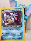 Dark Gyarados Holo Team Rocket Prerelease Pokemon Card RARE Vintage