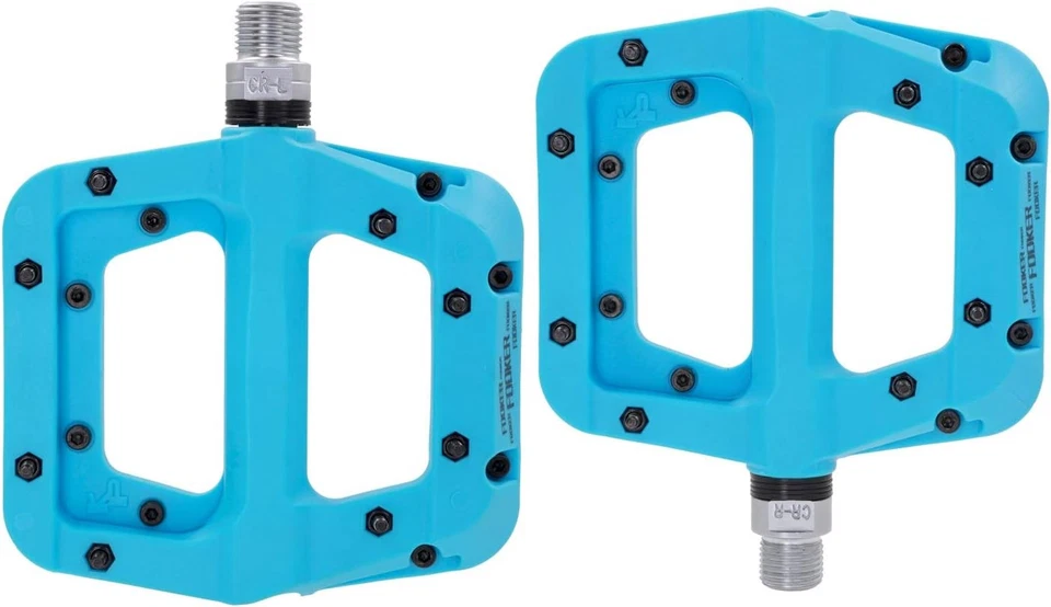 Pedais FOOKER MTB pedais de mountain bike 3 rolamentos antiderrapante leve fibra de náilon - Imagem 2 de 4