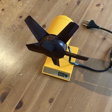 Vintage Helios Tischventilator Type PT16 orange