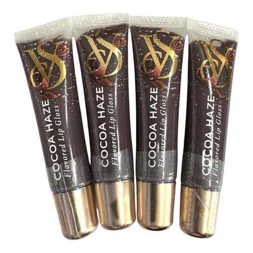 Victoria's Secret COCOA HAZE Flavored Lip Gloss Sealed Lot of 4